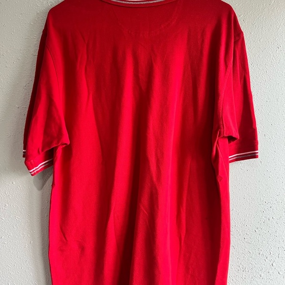 NFL Red Polo Shirt with Embroidered Logo - Picture 2 of 5